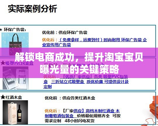 解鎖電商成功，提升淘寶寶貝曝光量的關(guān)鍵策略