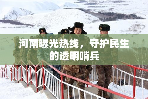 河南曝光熱線，守護民生的透明哨兵