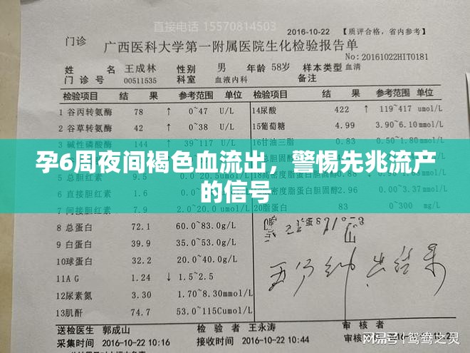 孕6周夜間褐色血流出，警惕先兆流產(chǎn)的信號