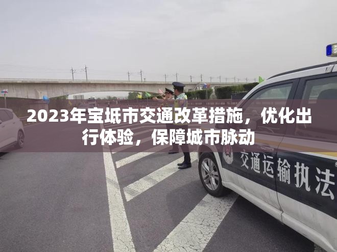 2023年寶坻市交通改革措施，優(yōu)化出行體驗，保障城市脈動