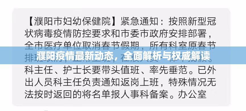濮陽(yáng)疫情最新動(dòng)態(tài)，全面解析與權(quán)威解讀
