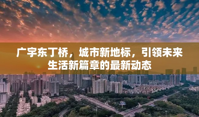 廣宇東丁橋，城市新地標(biāo)，引領(lǐng)未來生活新篇章的最新動態(tài)