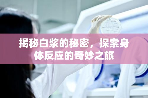 揭秘白漿的秘密，探索身體反應(yīng)的奇妙之旅