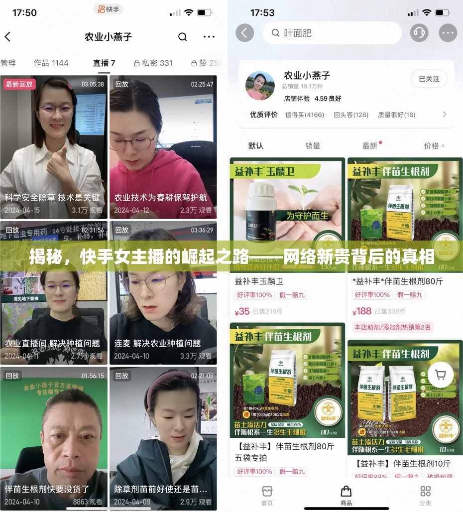 揭秘，快手女主播的崛起之路——網(wǎng)絡(luò)新貴背后的真相