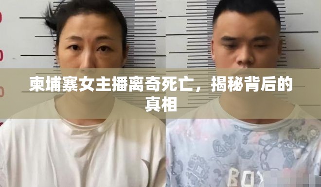 柬埔寨女主播離奇死亡，揭秘背后的真相