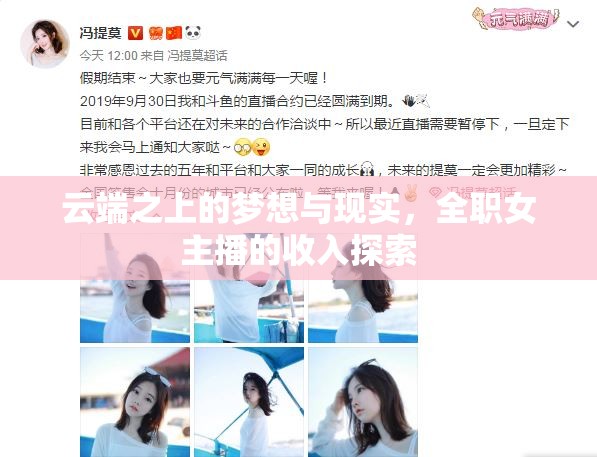 云端之上的夢(mèng)想與現(xiàn)實(shí)，全職女主播的收入探索