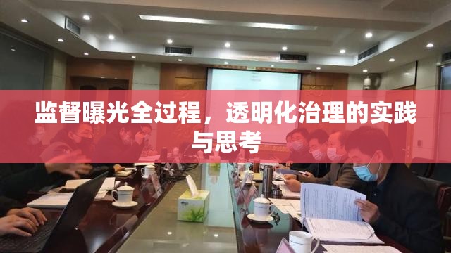 監(jiān)督曝光全過程，透明化治理的實踐與思考