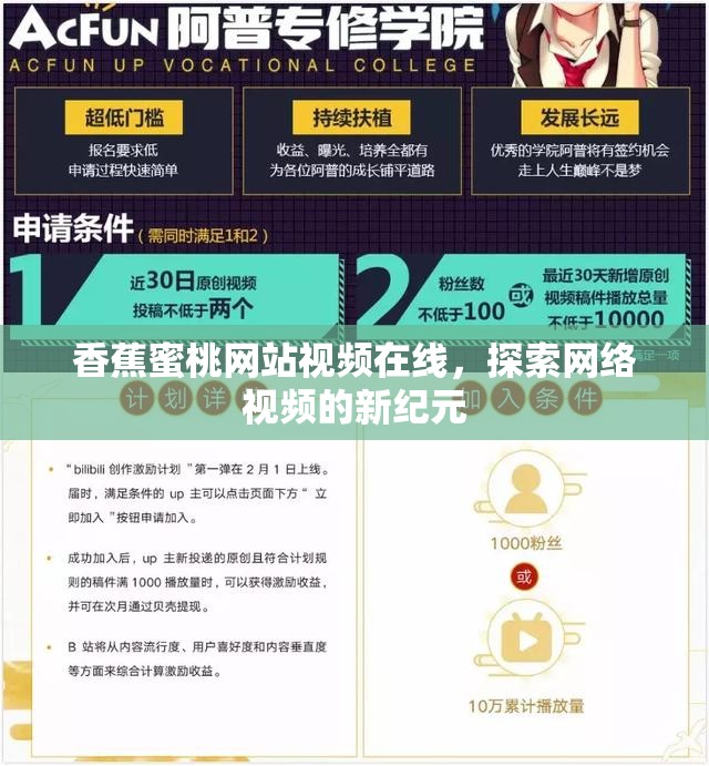 香蕉蜜桃網(wǎng)站視頻在線，探索網(wǎng)絡(luò)視頻的新紀(jì)元
