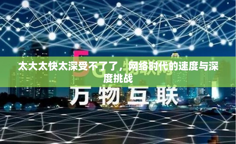 太大太快太深受不了了，網(wǎng)絡(luò)時(shí)代的速度與深度挑戰(zhàn)