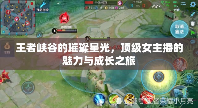 王者峽谷的璀璨星光，頂級(jí)女主播的魅力與成長(zhǎng)之旅