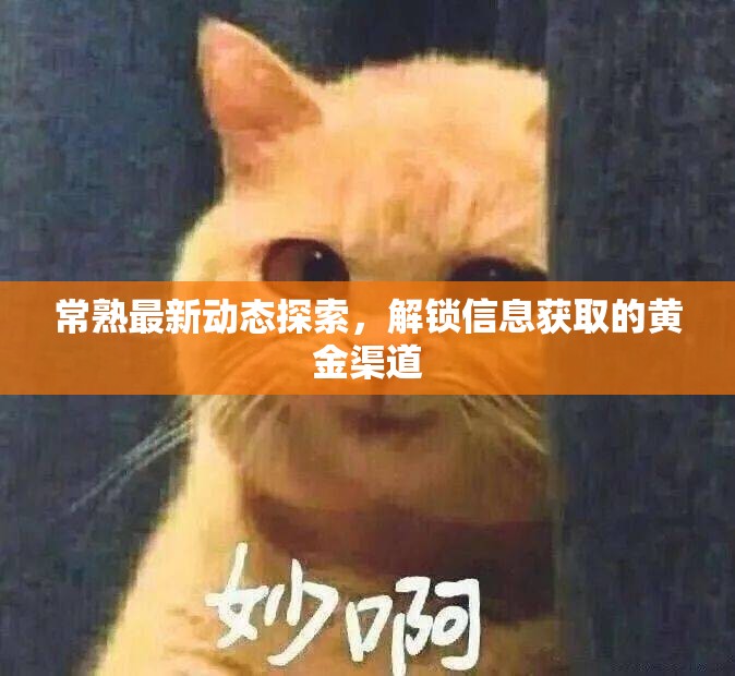 常熟最新動(dòng)態(tài)探索，解鎖信息獲取的黃金渠道
