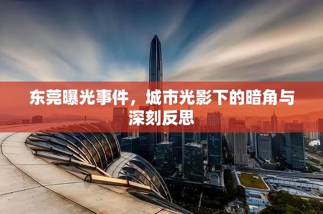 東莞曝光事件，城市光影下的暗角與深刻反思