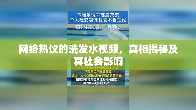 網(wǎng)絡(luò)熱議的洗發(fā)水視頻，真相揭秘及其社會影響