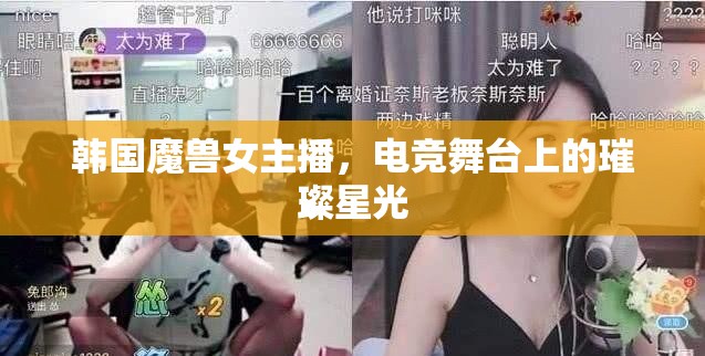 韓國魔獸女主播，電競舞臺(tái)上的璀璨星光