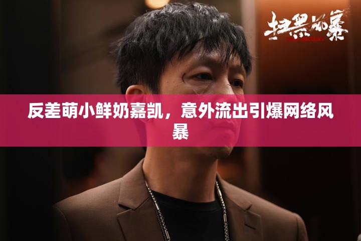 反差萌小鮮奶嘉凱，意外流出引爆網(wǎng)絡風暴