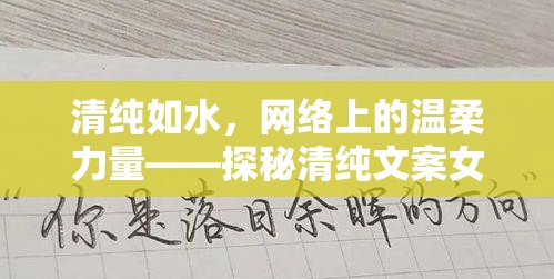 清純?nèi)缢?，網(wǎng)絡上的溫柔力量——探秘清純文案女主播的魅力