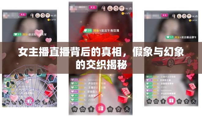女主播直播背后的真相，假象與幻象的交織揭秘