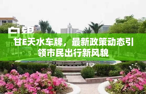 甘E天水車牌，最新政策動(dòng)態(tài)引領(lǐng)市民出行新風(fēng)貌