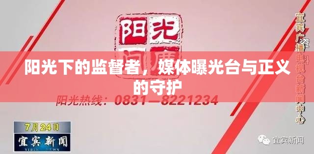 陽(yáng)光下的監(jiān)督者，媒體曝光臺(tái)與正義的守護(hù)