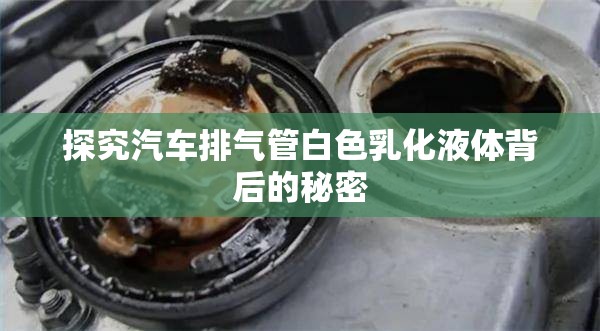 探究汽車排氣管白色乳化液體背后的秘密