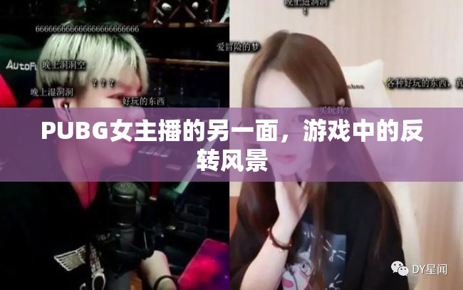 PUBG女主播的另一面，游戲中的反轉(zhuǎn)風(fēng)景