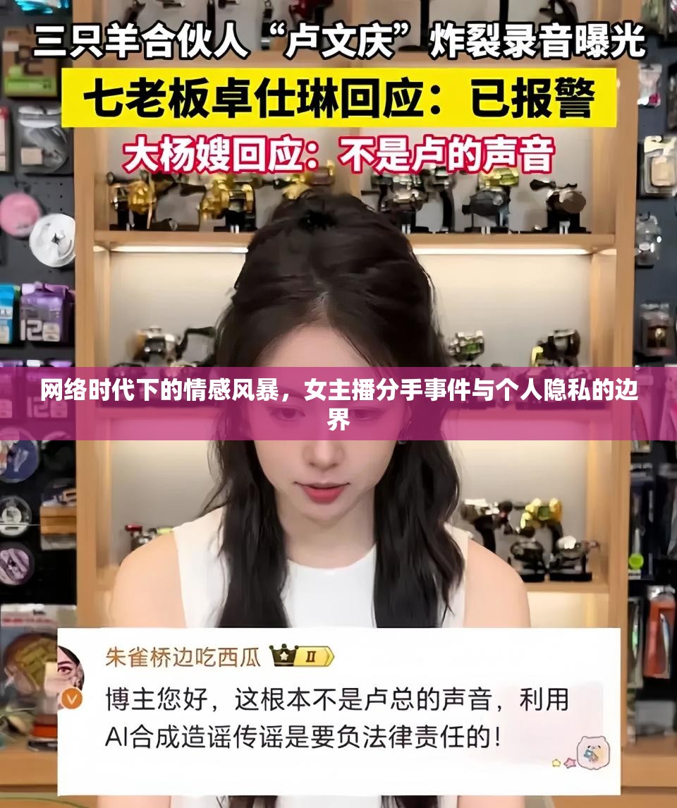 網(wǎng)絡(luò)時(shí)代下的情感風(fēng)暴，女主播分手事件與個(gè)人隱私的邊界