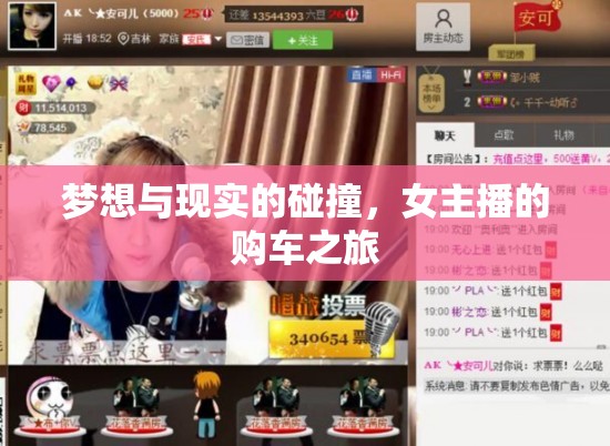 夢想與現(xiàn)實(shí)的碰撞，女主播的購車之旅