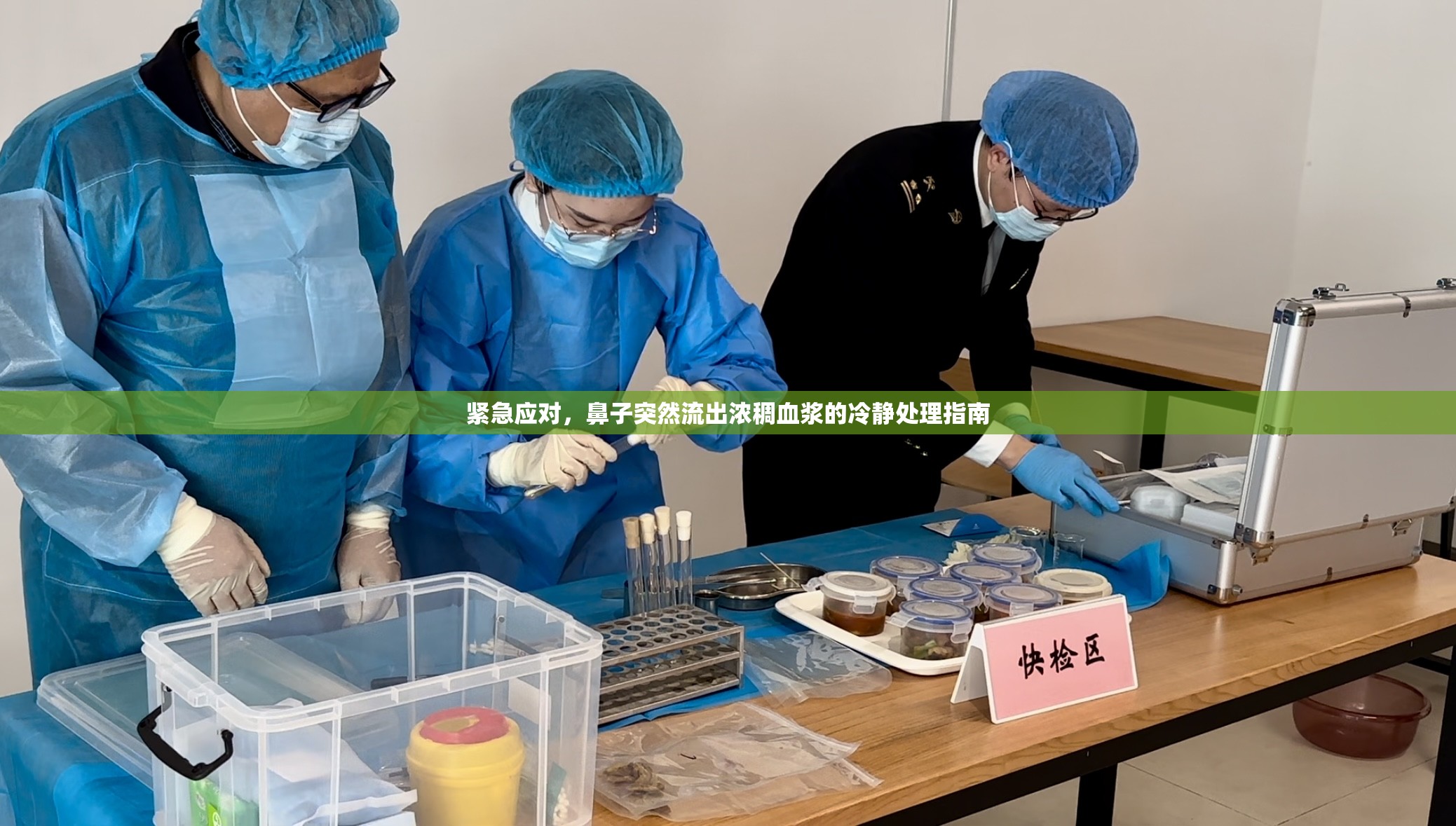 緊急應(yīng)對(duì)，鼻子突然流出濃稠血漿的冷靜處理指南