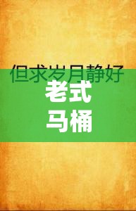 老式馬桶的滴答聲，歲月靜好的無聲訴說