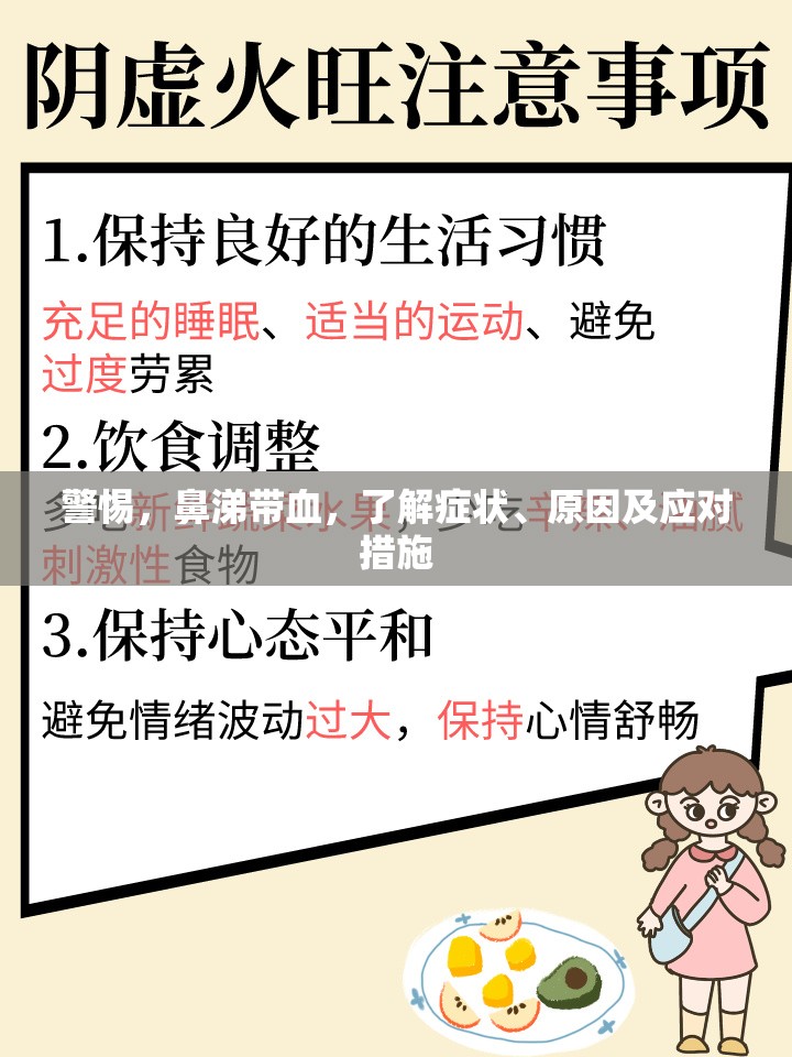 警惕，鼻涕帶血，了解癥狀、原因及應(yīng)對(duì)措施