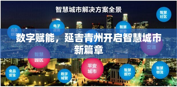 數(shù)字賦能，延吉青州開啟智慧城市新篇章