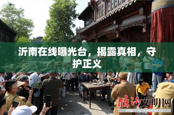 沂南在線曝光臺(tái)，揭露真相，守護(hù)正義