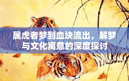 屬虎者夢到血塊流出，解夢與文化寓意的深度探討