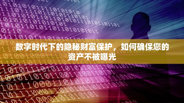 數(shù)字時(shí)代下的隱秘財(cái)富保護(hù)，如何確保您的資產(chǎn)不被曝光