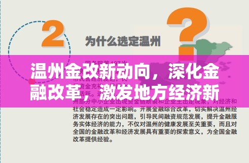 溫州金改新動向，深化金融改革，激發(fā)地方經(jīng)濟(jì)新活力