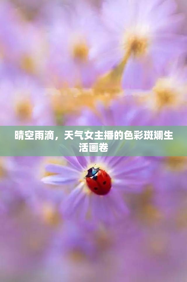 晴空雨滴，天氣女主播的色彩斑斕生活畫卷