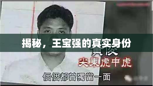 揭秘，王寶強的真實身份