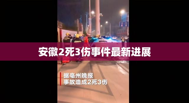 安徽2死3傷事件最新進(jìn)展