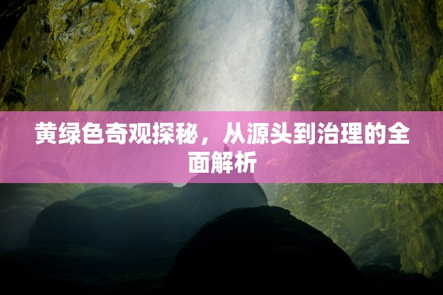 黃綠色奇觀探秘，從源頭到治理的全面解析