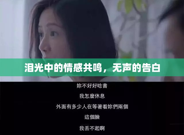 淚光中的情感共鳴，無聲的告白