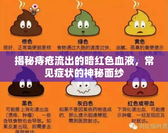 揭秘痔瘡流出的暗紅色血液，常見癥狀的神秘面紗