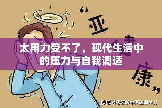 太用力受不了，現(xiàn)代生活中的壓力與自我調(diào)適