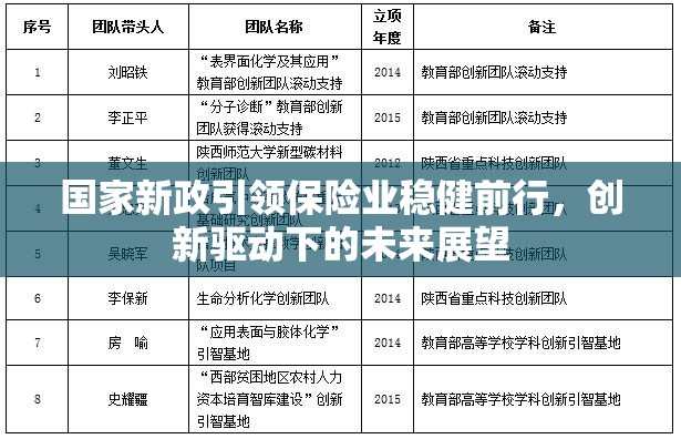 國家新政引領(lǐng)保險業(yè)穩(wěn)健前行，創(chuàng)新驅(qū)動下的未來展望