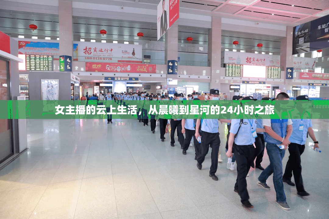 女主播的云上生活，從晨曦到星河的24小時(shí)之旅