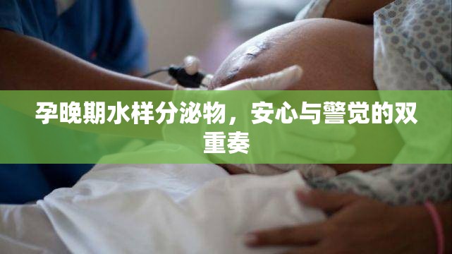 孕晚期水樣分泌物，安心與警覺(jué)的雙重奏