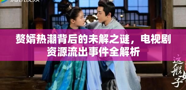 贅婿熱潮背后的未解之謎，電視劇資源流出事件全解析