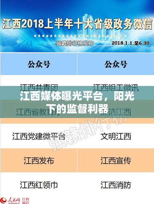 江西媒體曝光平臺(tái)，陽光下的監(jiān)督利器