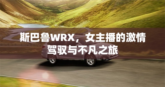 斯巴魯WRX，女主播的激情駕馭與不凡之旅