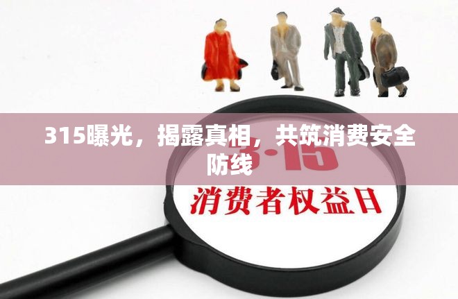 315曝光，揭露真相，共筑消費安全防線