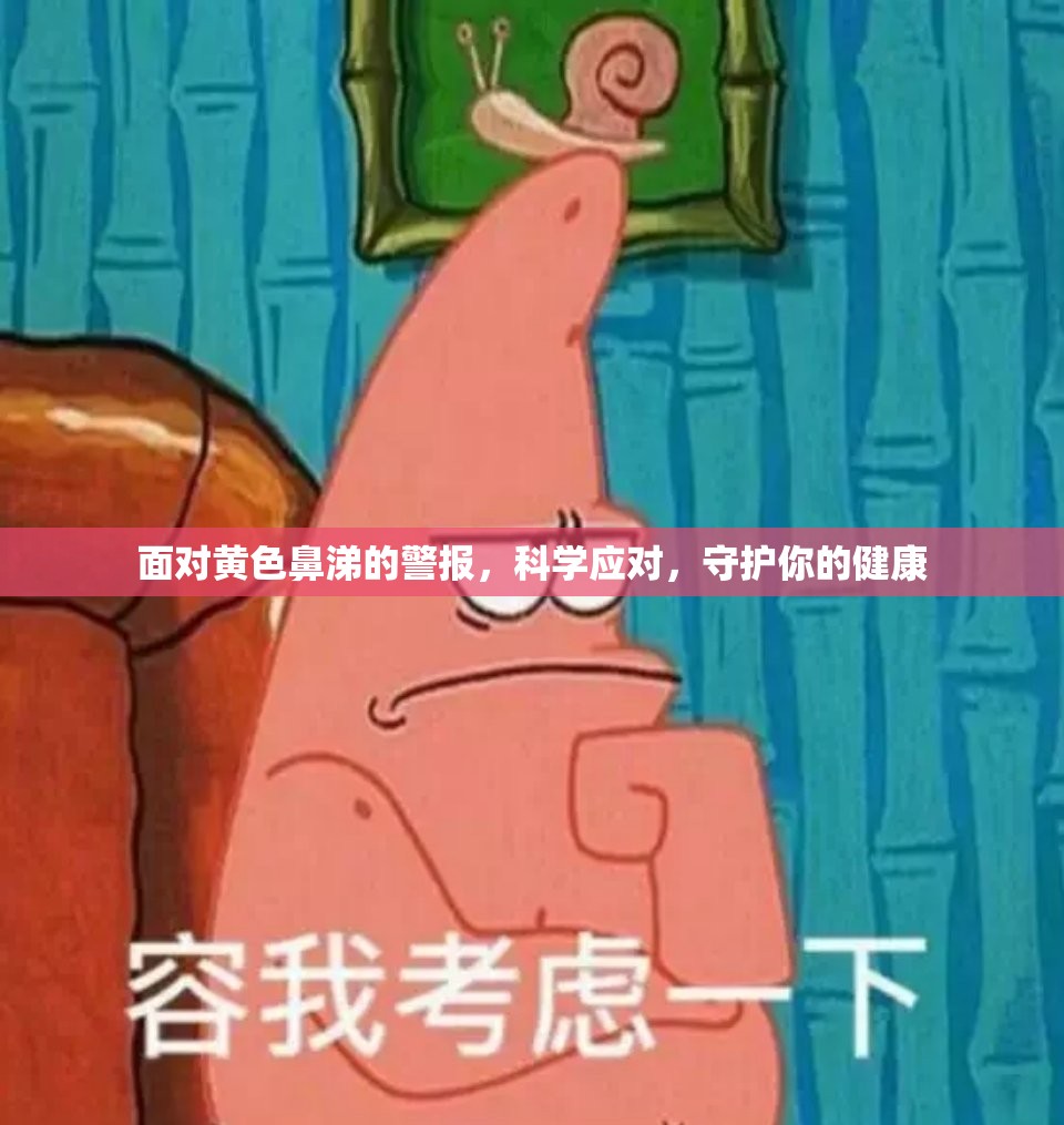 面對黃色鼻涕的警報，科學應對，守護你的健康